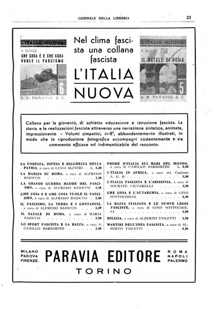 Giornale della libreria organo ufficiale della Associazione italiana editori