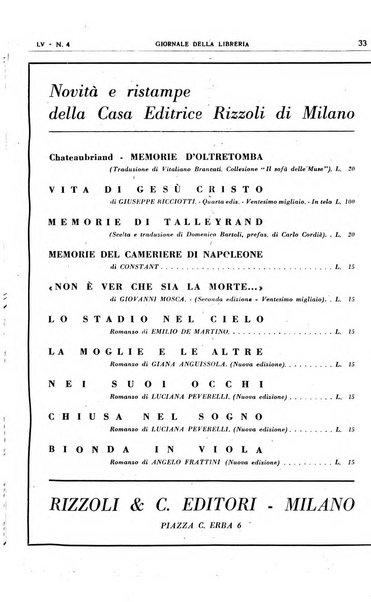 Giornale della libreria organo ufficiale della Associazione italiana editori