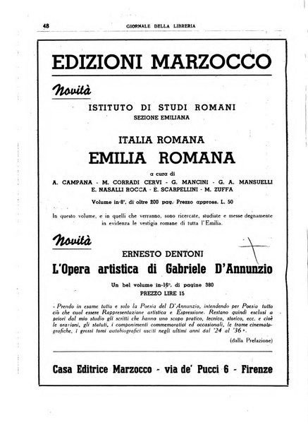 Giornale della libreria organo ufficiale della Associazione italiana editori