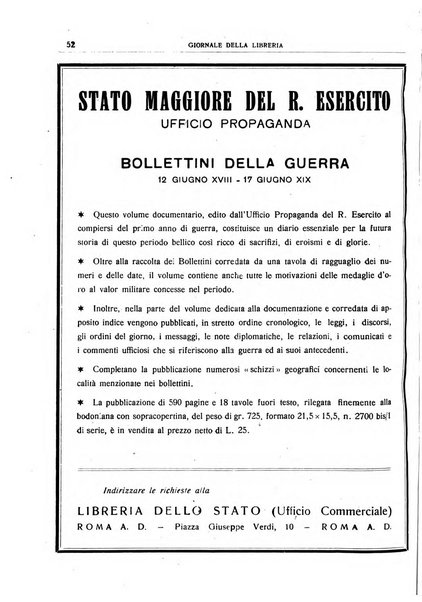 Giornale della libreria organo ufficiale della Associazione italiana editori