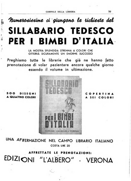 Giornale della libreria organo ufficiale della Associazione italiana editori