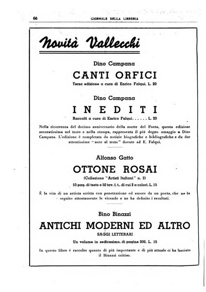 Giornale della libreria organo ufficiale della Associazione italiana editori