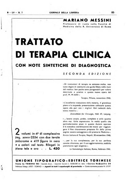 Giornale della libreria organo ufficiale della Associazione italiana editori