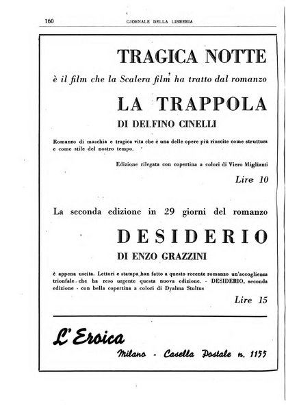 Giornale della libreria organo ufficiale della Associazione italiana editori