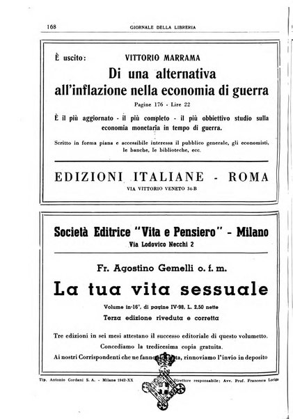 Giornale della libreria organo ufficiale della Associazione italiana editori