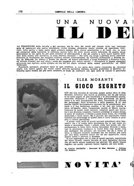 Giornale della libreria organo ufficiale della Associazione italiana editori