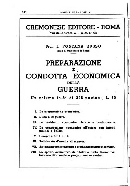 Giornale della libreria organo ufficiale della Associazione italiana editori