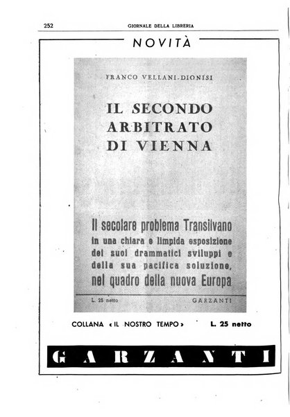 Giornale della libreria organo ufficiale della Associazione italiana editori