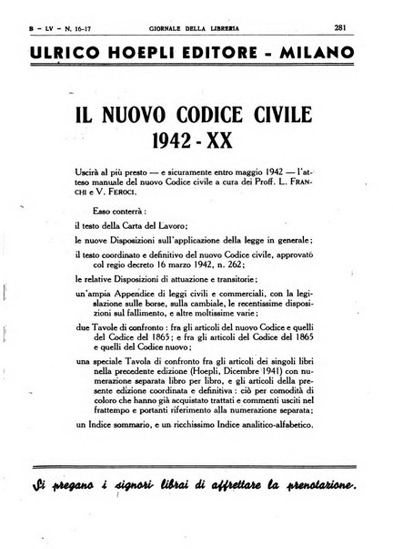 Giornale della libreria organo ufficiale della Associazione italiana editori