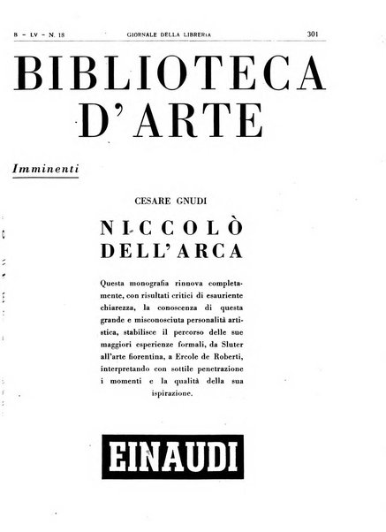 Giornale della libreria organo ufficiale della Associazione italiana editori