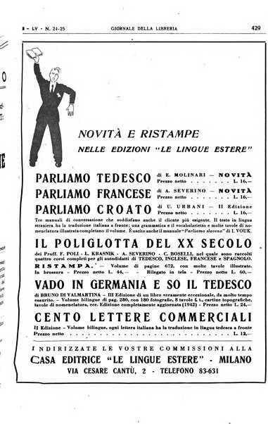 Giornale della libreria organo ufficiale della Associazione italiana editori