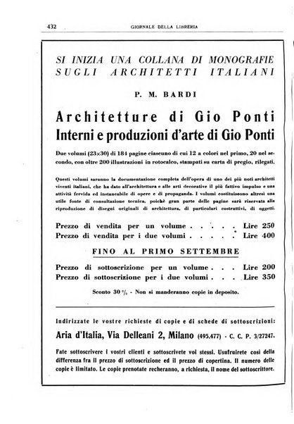 Giornale della libreria organo ufficiale della Associazione italiana editori