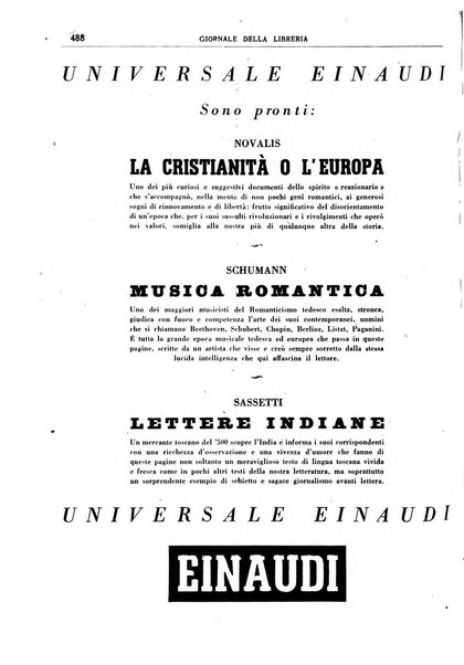 Giornale della libreria organo ufficiale della Associazione italiana editori