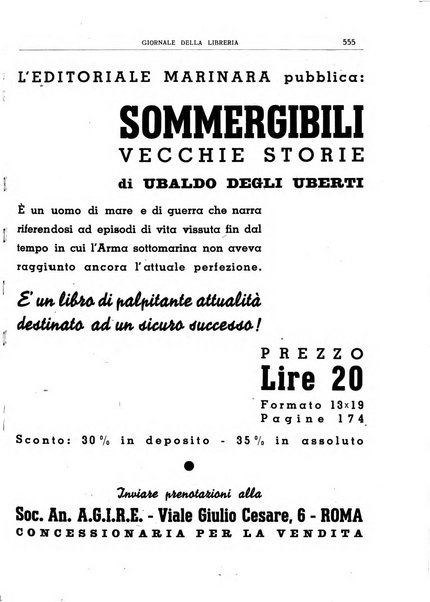 Giornale della libreria organo ufficiale della Associazione italiana editori