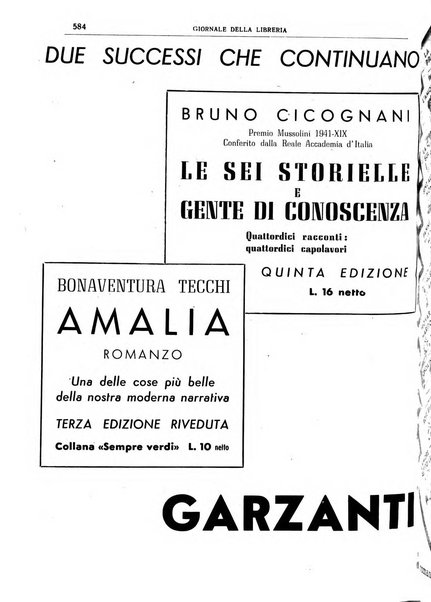 Giornale della libreria organo ufficiale della Associazione italiana editori