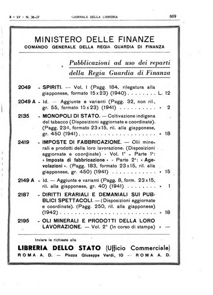 Giornale della libreria organo ufficiale della Associazione italiana editori