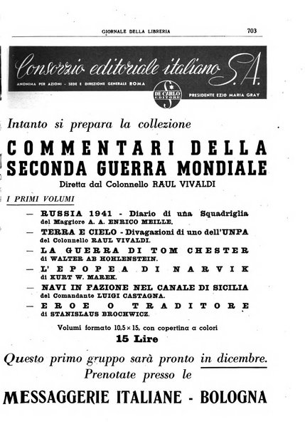 Giornale della libreria organo ufficiale della Associazione italiana editori