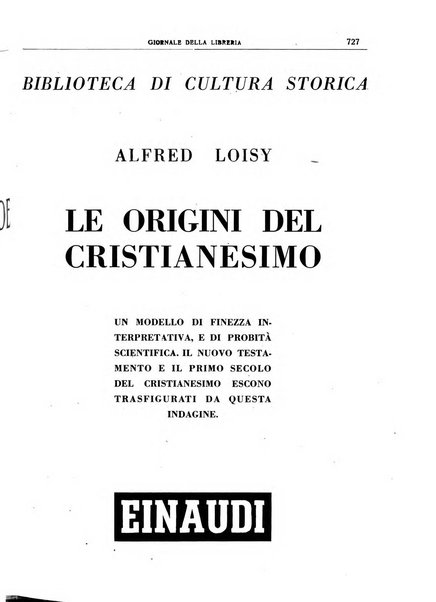 Giornale della libreria organo ufficiale della Associazione italiana editori