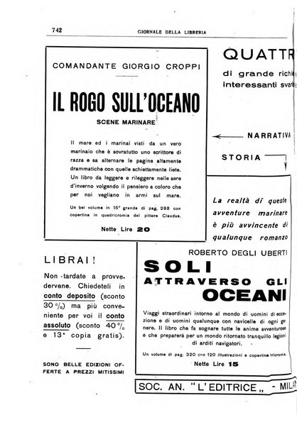 Giornale della libreria organo ufficiale della Associazione italiana editori