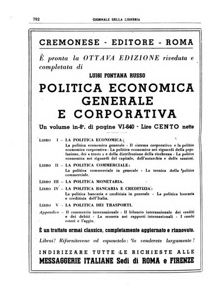 Giornale della libreria organo ufficiale della Associazione italiana editori