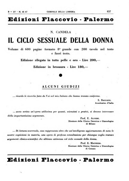 Giornale della libreria organo ufficiale della Associazione italiana editori