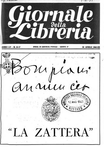 Giornale della libreria organo ufficiale della Associazione italiana editori