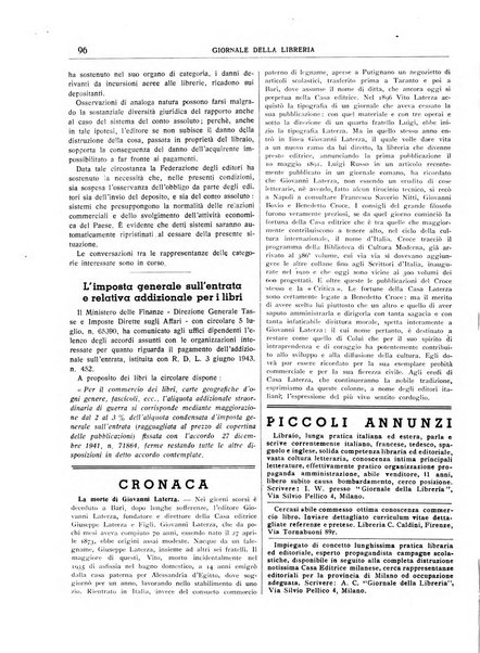 Giornale della libreria organo ufficiale della Associazione italiana editori