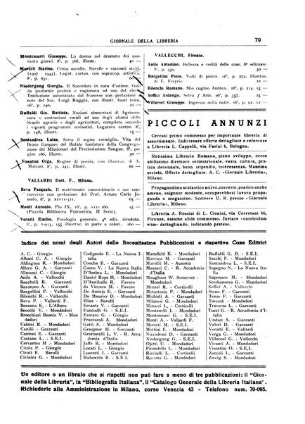 Giornale della libreria organo ufficiale della Associazione italiana editori