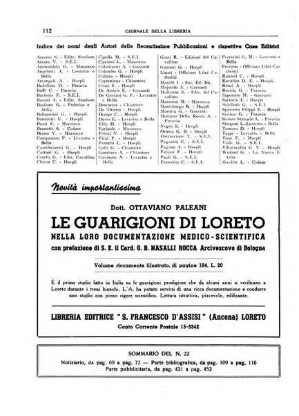 Giornale della libreria organo ufficiale della Associazione italiana editori