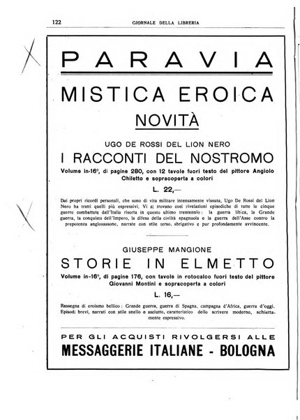 Giornale della libreria organo ufficiale della Associazione italiana editori