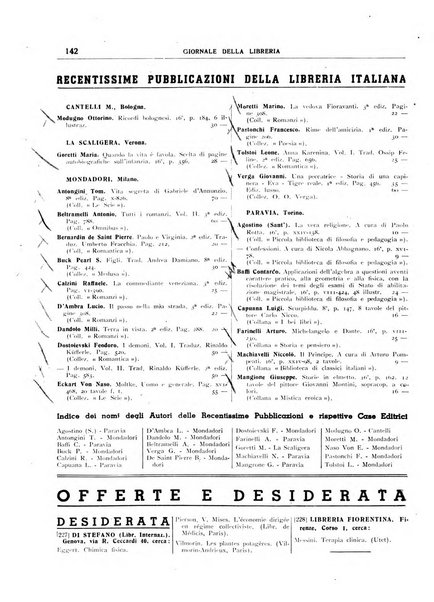 Giornale della libreria organo ufficiale della Associazione italiana editori