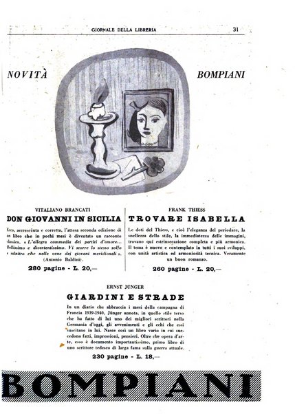 Giornale della libreria organo ufficiale della Associazione italiana editori