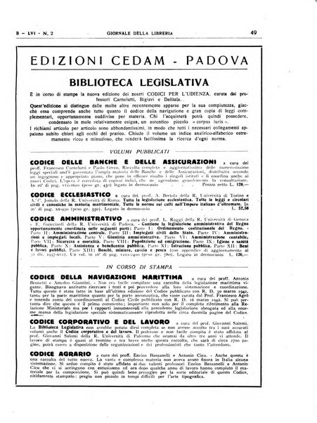 Giornale della libreria organo ufficiale della Associazione italiana editori