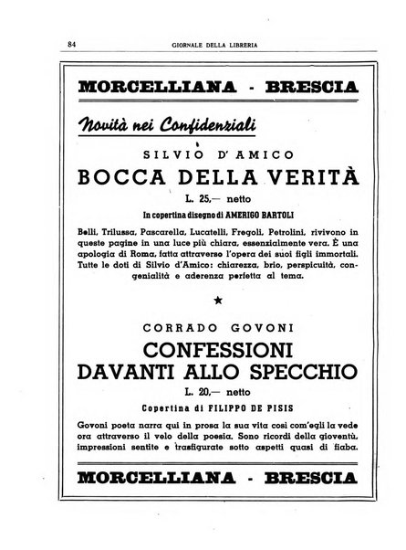 Giornale della libreria organo ufficiale della Associazione italiana editori