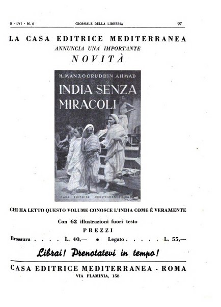 Giornale della libreria organo ufficiale della Associazione italiana editori