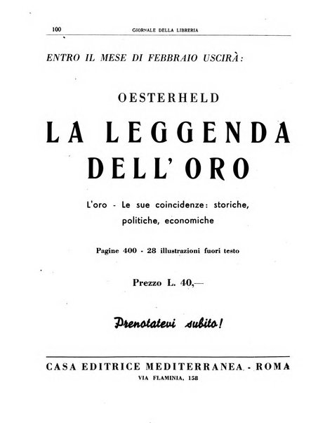 Giornale della libreria organo ufficiale della Associazione italiana editori