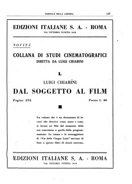 Giornale della libreria organo ufficiale della Associazione italiana editori