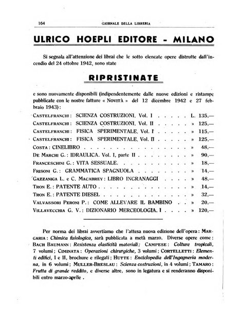 Giornale della libreria organo ufficiale della Associazione italiana editori