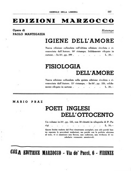 Giornale della libreria organo ufficiale della Associazione italiana editori