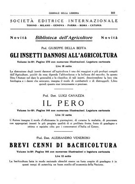 Giornale della libreria organo ufficiale della Associazione italiana editori