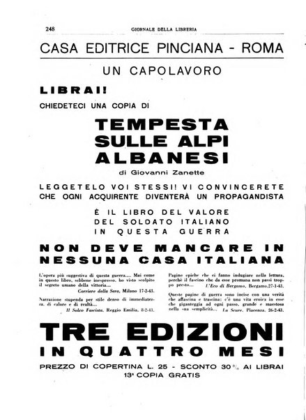 Giornale della libreria organo ufficiale della Associazione italiana editori