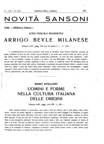 Giornale della libreria organo ufficiale della Associazione italiana editori