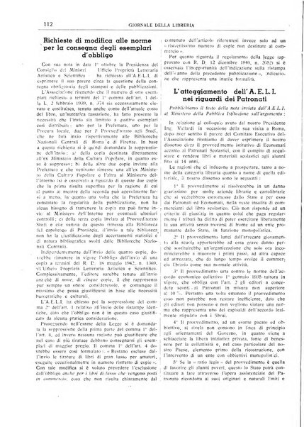 Giornale della libreria organo ufficiale della Associazione italiana editori