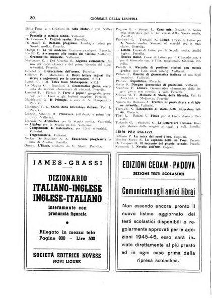 Giornale della libreria organo ufficiale della Associazione italiana editori