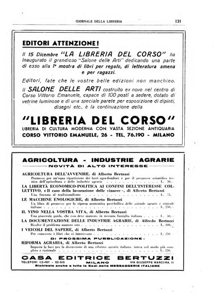 Giornale della libreria organo ufficiale della Associazione italiana editori