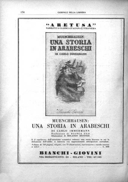 Giornale della libreria organo ufficiale della Associazione italiana editori