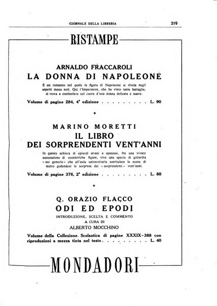 Giornale della libreria organo ufficiale della Associazione italiana editori