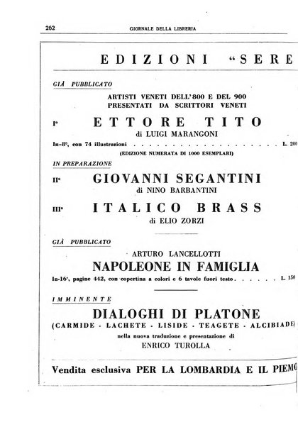 Giornale della libreria organo ufficiale della Associazione italiana editori