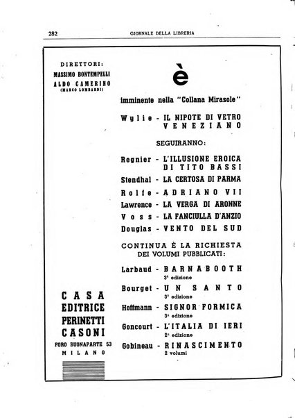 Giornale della libreria organo ufficiale della Associazione italiana editori