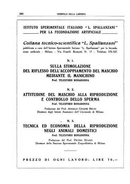 Giornale della libreria organo ufficiale della Associazione italiana editori